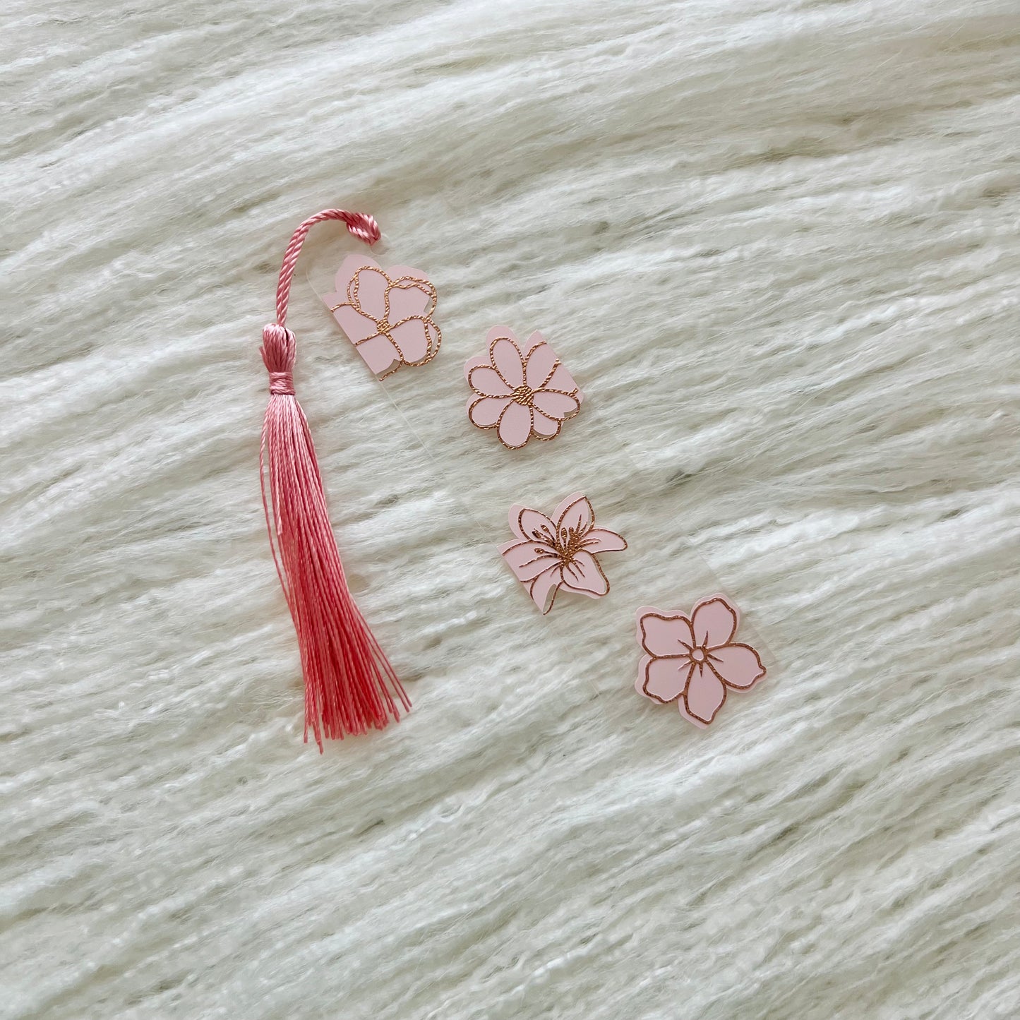 Light Pink Floral Bookmark